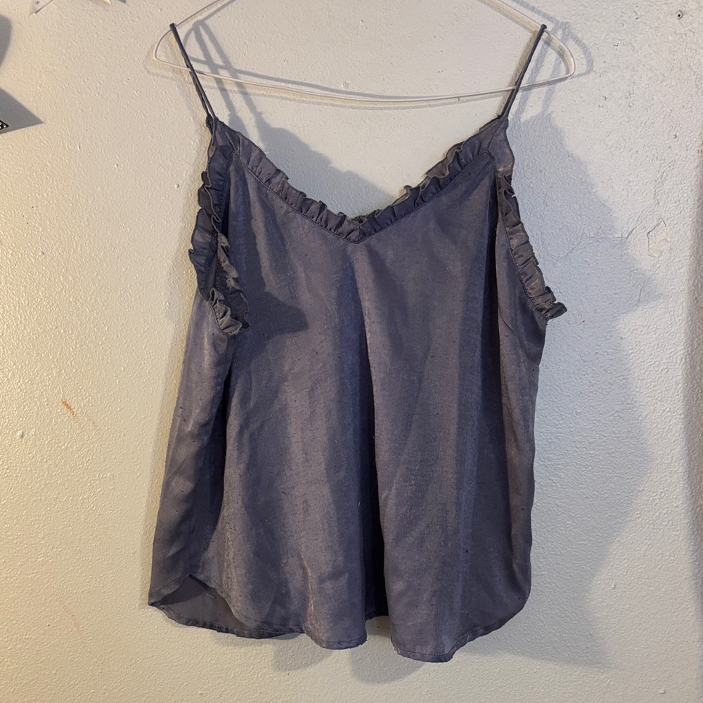 Mittoshop Charcoal Ruffle Camisole